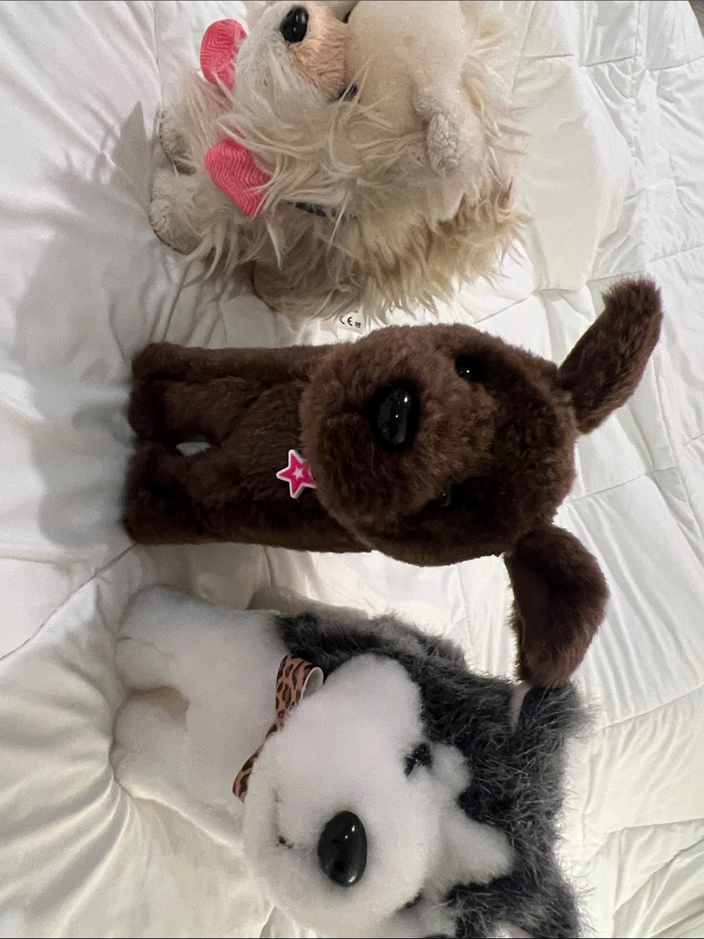 American Girl pet dogs. Set of 3. husky, chocolate lab, Pomeranian puppy